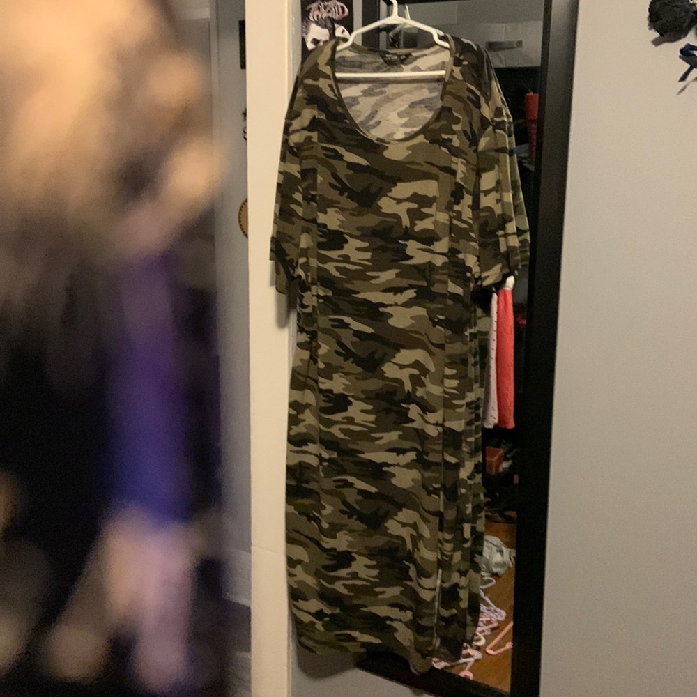 Camo T-Shirt Dress